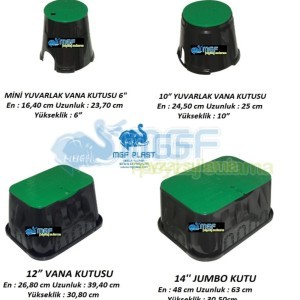 Poelsan 12'' Toprakaltı Vana Kutusu | Selenoid Vana Koruma Kutusu Otomatik Sulama ✅ - Görsel 2