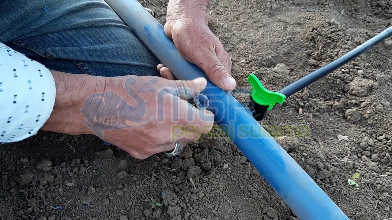 3mm Sustalı Tabanca Damla Sulama Delicisi | Boru Delme Montaj Aparatı - Görsel 2