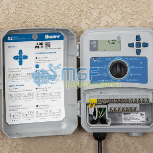 Hunter X2 Wi-Fi  Uyumlu 4 İstasyon 24V Elektrikli Sulama Kontrol Ünitesi - Görsel 5