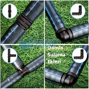 Mgf Plast Damlama Sulama 16mm Dirsek Ekleme x 50 Adet - Görsel 2
