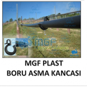 16mm. Damlama Borusu Asma Kancası Çengeli x 50 Adet - Görsel 2
