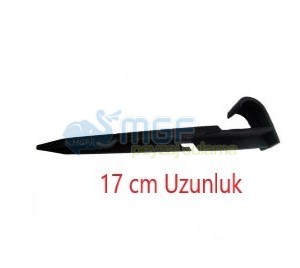 17 cm. Boru Sabitleme Kazığı Ø16mm. 50 Adet Kazık