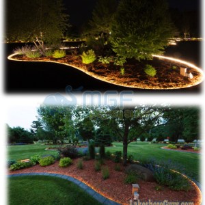 Mgf 25Mt. Esnek Led Takılabilir Yeşil Çim Ayırıcı Sınırlayıcı Plastik Bordür Ayraç - Görsel 4
