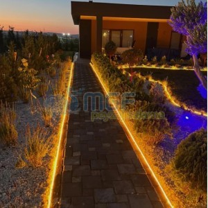 Mgf 25Mt. Esnek Led Takılabilir Yeşil Çim Ayırıcı Sınırlayıcı Plastik Bordür Ayraç - Görsel 2