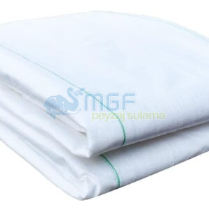 (1Mt En x 100 Mt. Boy ) Beyaz Peyzaj Uygulama Örtüsü Yabani Ot Sulzer Kumaş + Çivileri Sera Taban Örtüsü Jüt Blueberry Mulch Naylonu90gr/mt2 - Görsel 6