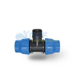 16mm. x 1/2'' x 16mm.  Erkek T Poelsan Kilitli Ekleme