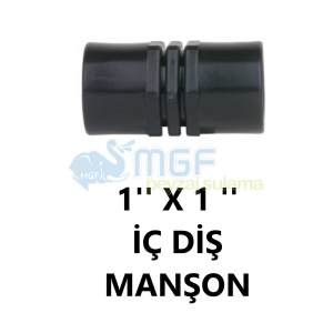 1''PE Dişi Manşon