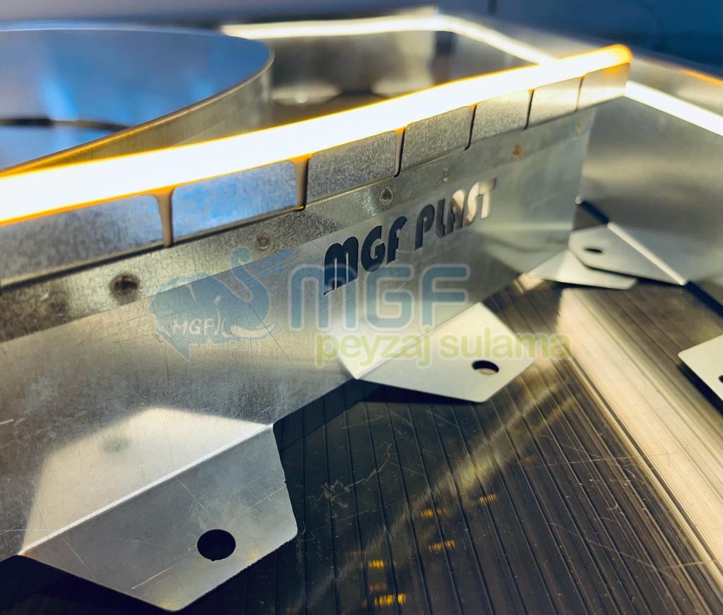MGF 10mt Led Takılabilir Esnek Galvaniz Bordür | Çim Ayırıcı Bahçe Sınırlayıcı ✅ - Görsel 4