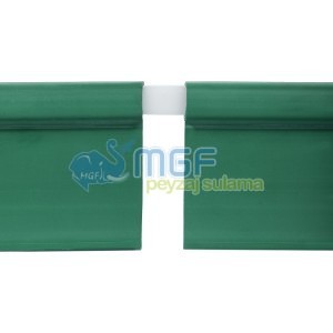 10 Metre (2,5mt x 4 Boy) Yeşil Düz Plastik Bordür Ayraç-Bahçe Sınırlayıcı-Çim Ayırıcı - Görsel 5