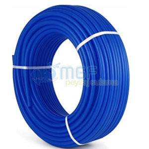Mavi 20mm PE100 50mt Kangal Boru | TSE Belgeli 10 Bar Polietilen Sulama Borusu ✅