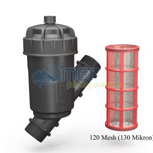 25mm (3/4'') 120 Mesh Disk Plastik Kum Filtresi  - Hat Üstü