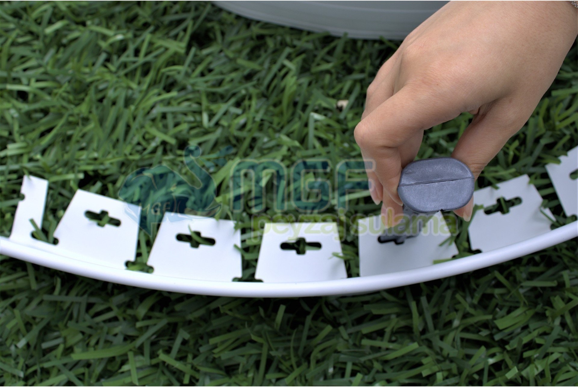 MGF Çim Ayırıcı 25mt Beyaz | Çim Sınırlayıcı Taş Toprak Ayırıcı Peyzaj Bordürü ✅ - Görsel 4