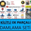 100 Metre Kilitli Ek Parçalı Deliksiz Ağaç Damla Sulama Seti | Sulama Borusu Hortumu ✅