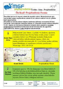 Keşif Formu page