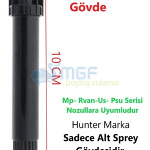 Hunter Kısa Gövde - Psu-02 5 cm Pop-up Nozul Hariç, Boş Sprey Gövde