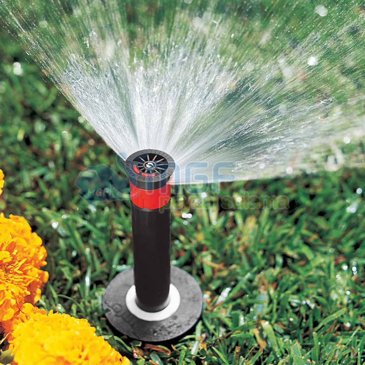 Ekonomik Hunter-Rainbird 50 Parça Bahçe Çim Sulama Sprey Fiskiye Hazır Seti (0-50mt2 Arası) - Görsel 2