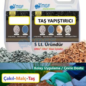 MGF Çim Ve Çakıl Tutucu 5 litre. Taş, Çakıl, Kabuk Bağlayıcı Sabitleyici Yapıştırıcı Taş Reçinesi (Kopya)