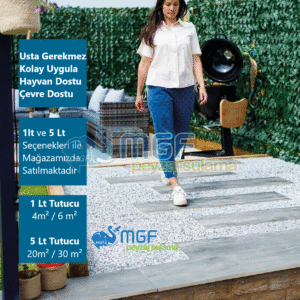 MGF Çim ve Çakıl Tutucu 0,5 Litre | Taş Çakıl Bağlayıcı Sabitleyici Reçine - Görsel 3