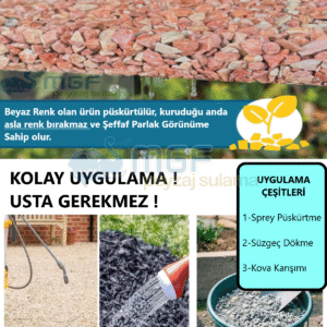 MGF Çim ve Çakıl Tutucu 0,5 Litre | Taş Çakıl Bağlayıcı Sabitleyici Reçine - Görsel 5