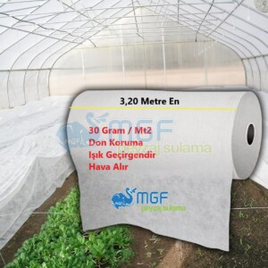 Mgf  3,2mt x10mt 30 GRAM AGRİL ISI DON ÖRTÜSÜ, ZİRAİ DON KIRAĞI ÖRTÜ KARPUZ ÇİLEK BİTKİ KORUMA ÖRTÜSÜ